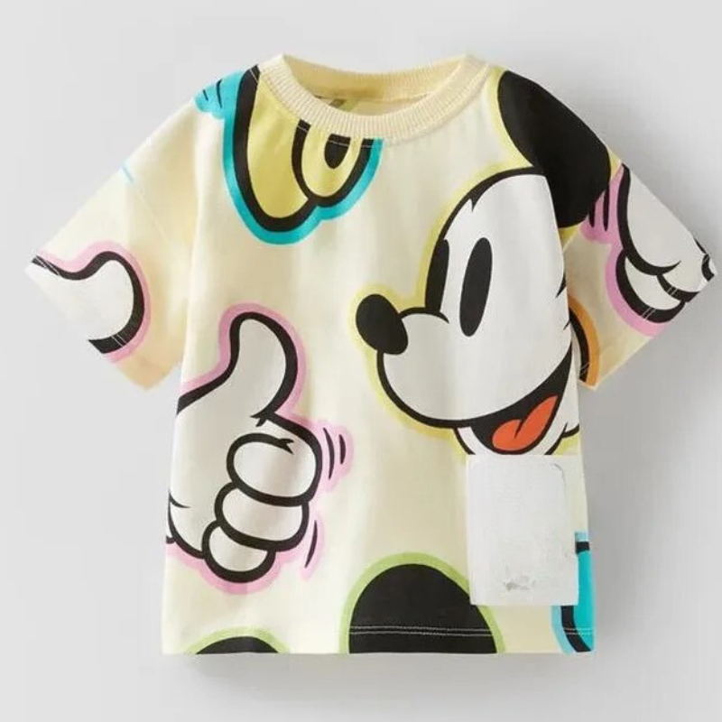 Casual Cartoon Printed T Shirt