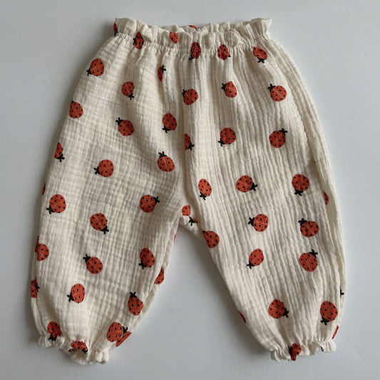 Baby Casual Printed Linen Pants