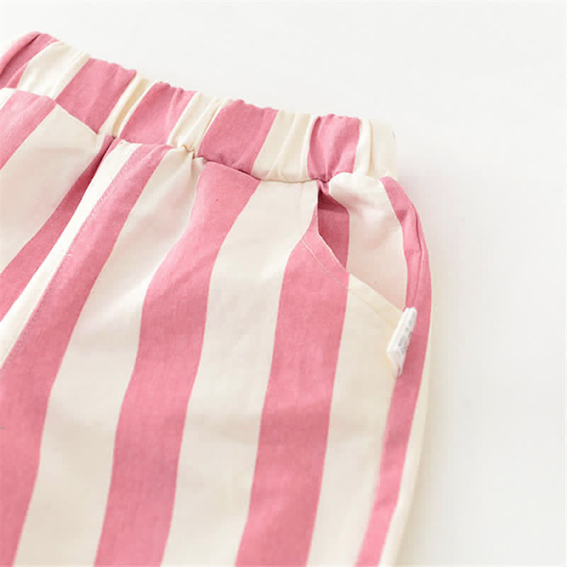 Baby Design Vertical Striped Casual Pants