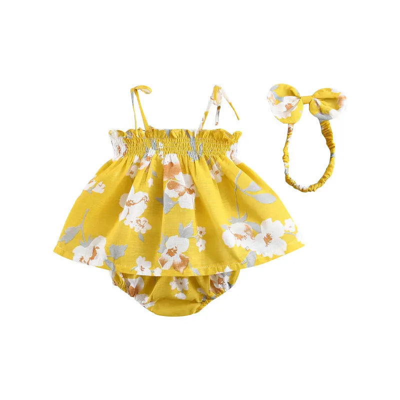 Bloomer Set Sunny Floral Toddler Dress