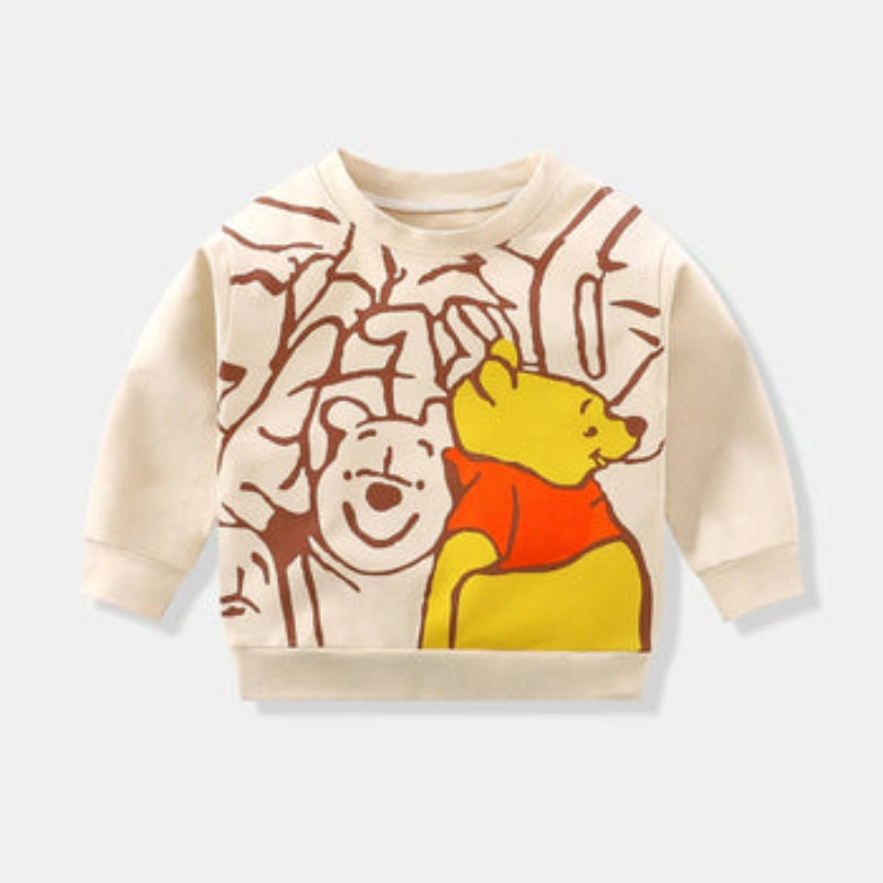 Cartoon Printed Long Sleeves Sweatshirts