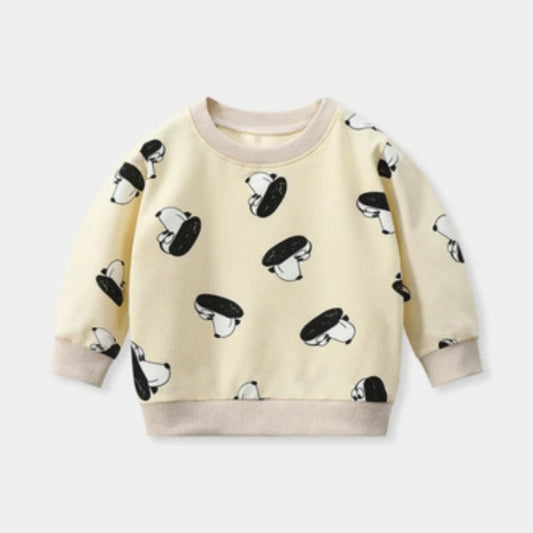 Cartoon Printed Long Sleeves Sweatshirts