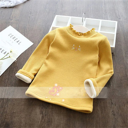 Cartoon Tops Warm Velvet Sweater