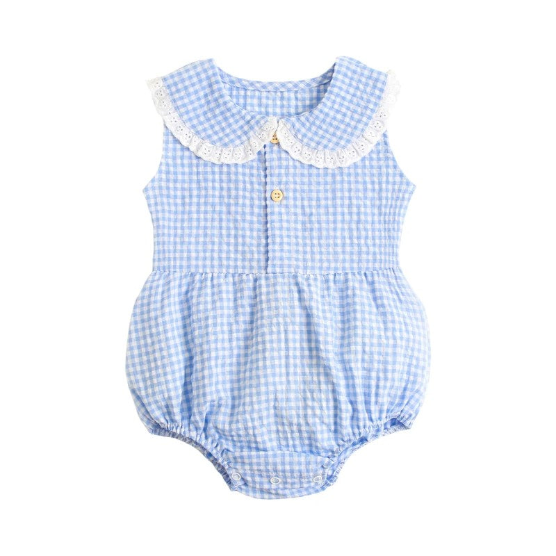 Classic Gingham Romper