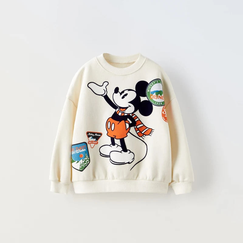 Classic Mickey And Minnie Long Sleeve Sweatshirts