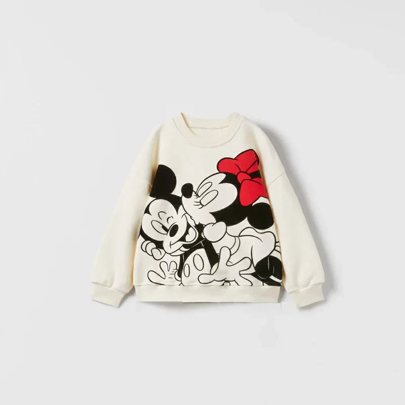 Classic Mickey And Minnie Long Sleeve Sweatshirts