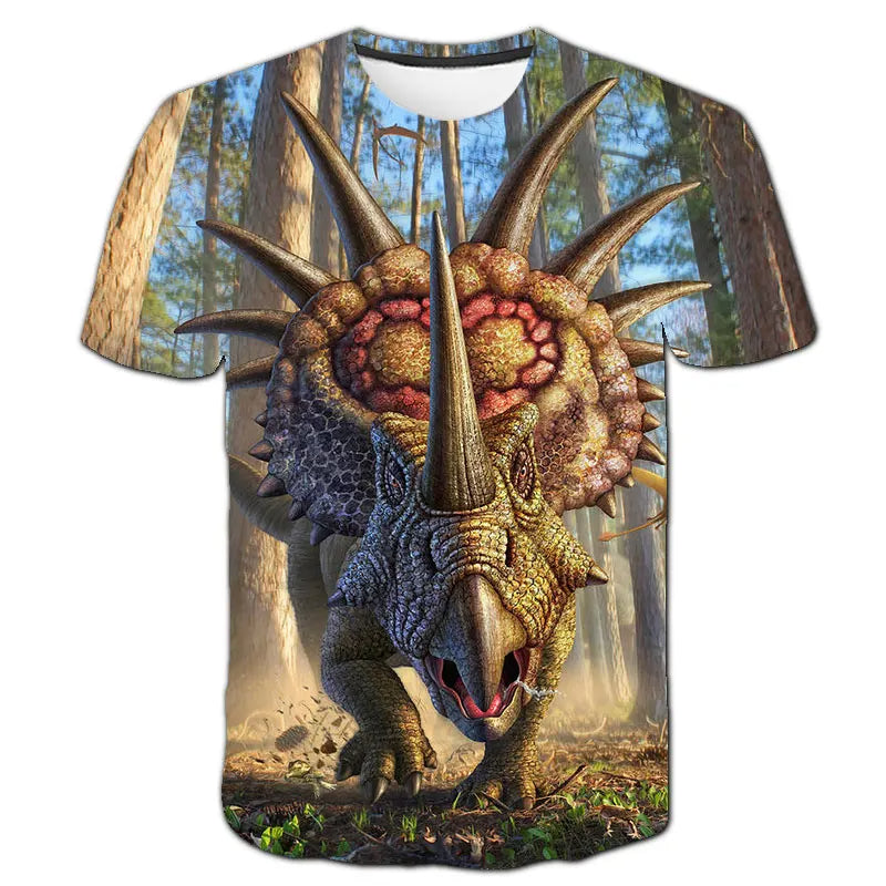 Dino Printed Short Sleeve Tee