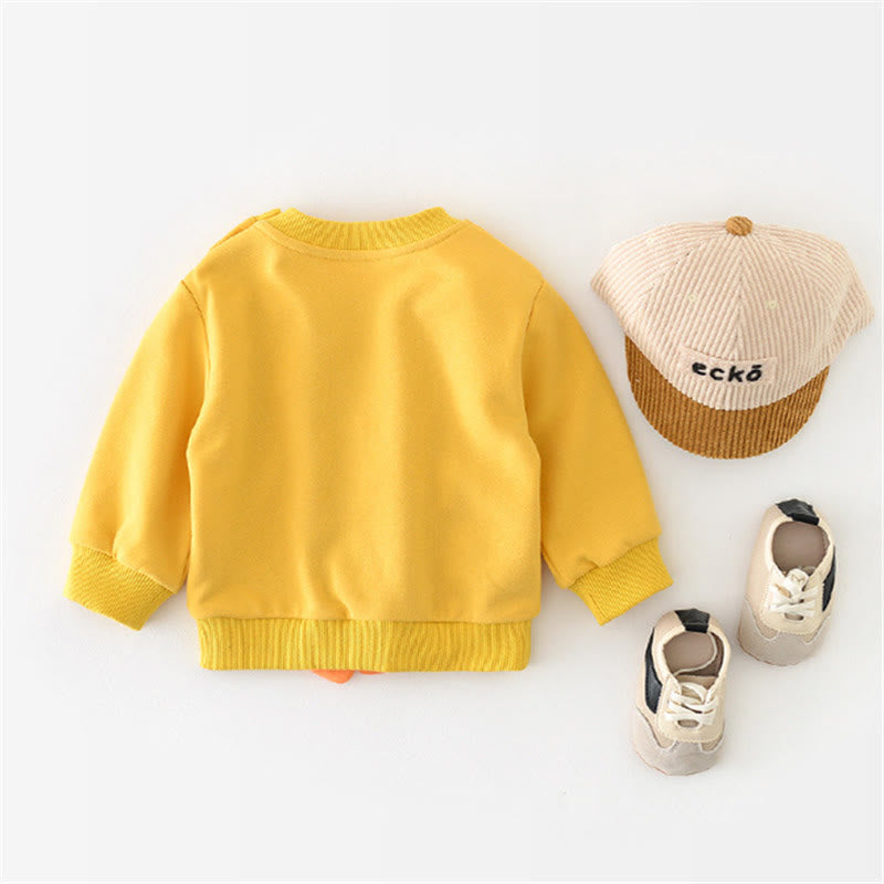 Duck Baby Sweatshirt Romper