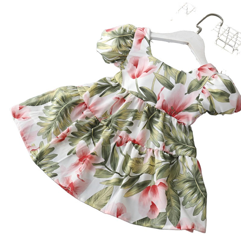 Floral Summer Princess Dress