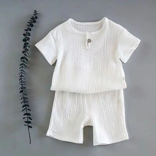 Serene Summer Toddler Linen Set