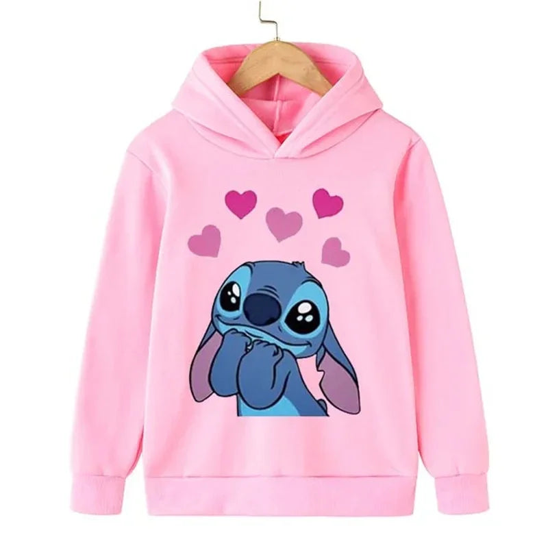 Classic Casual Animated Printed Fun Hoodie