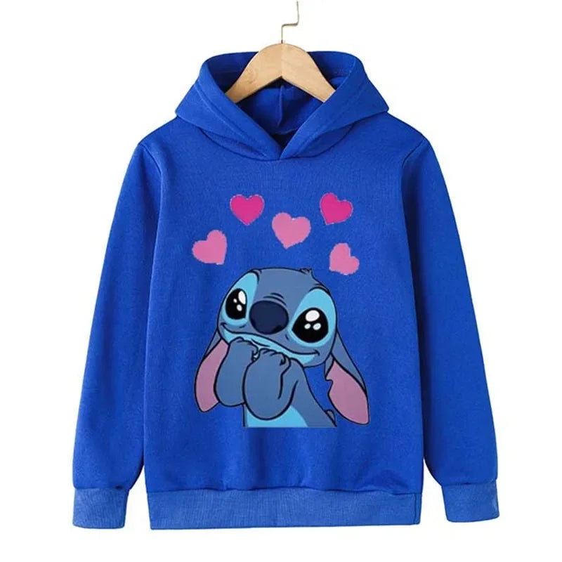 Classic Casual Animated Printed Fun Hoodie