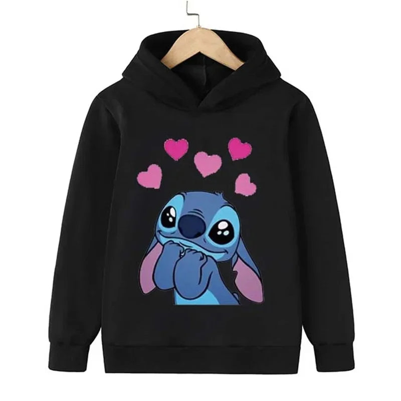 Classic Casual Animated Printed Fun Hoodie